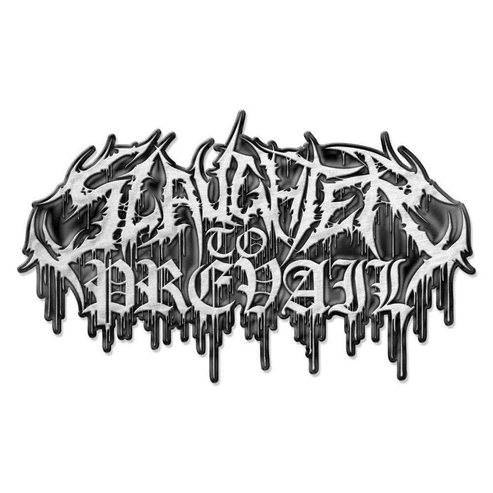 Slaughter To Prevail - Logo Button pin - Silberfarben/Grau